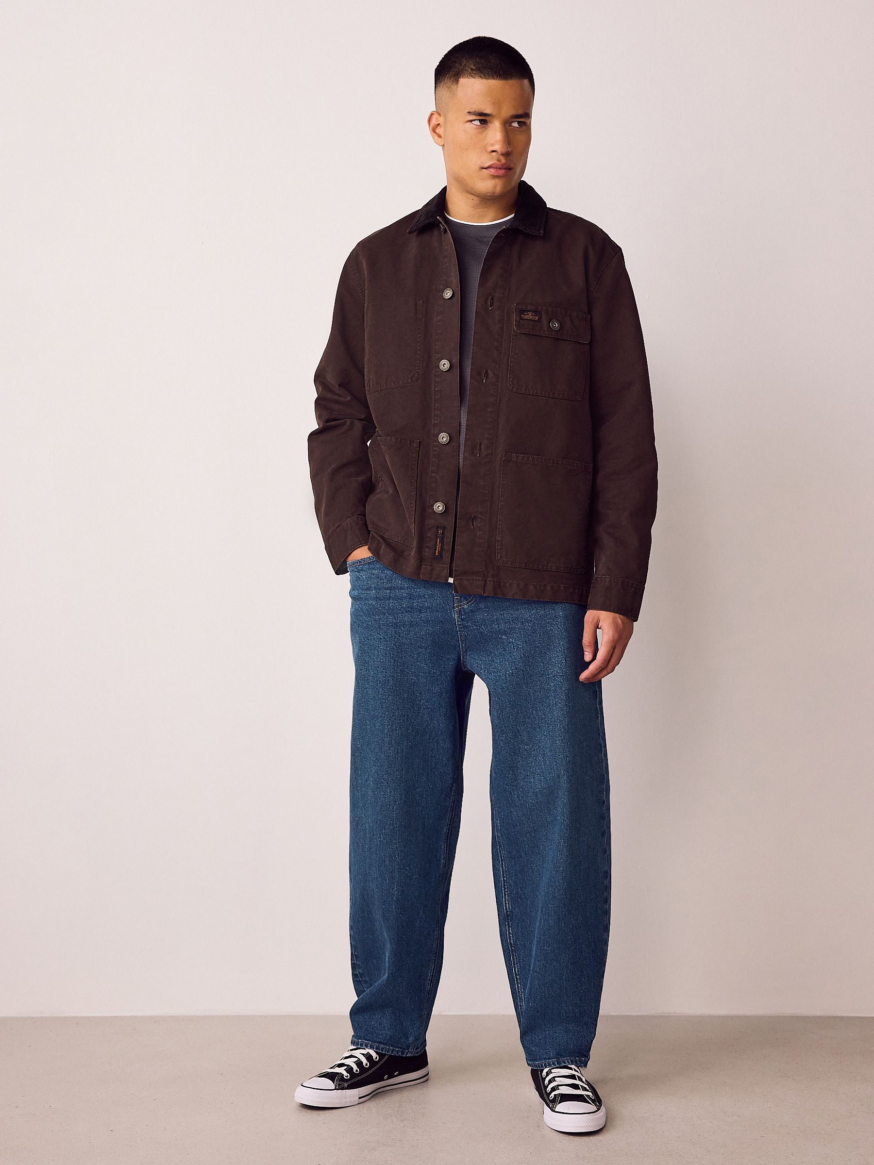 Blauw Klassiek Vintage - Barrel Fit - Vintage wash denim jeans