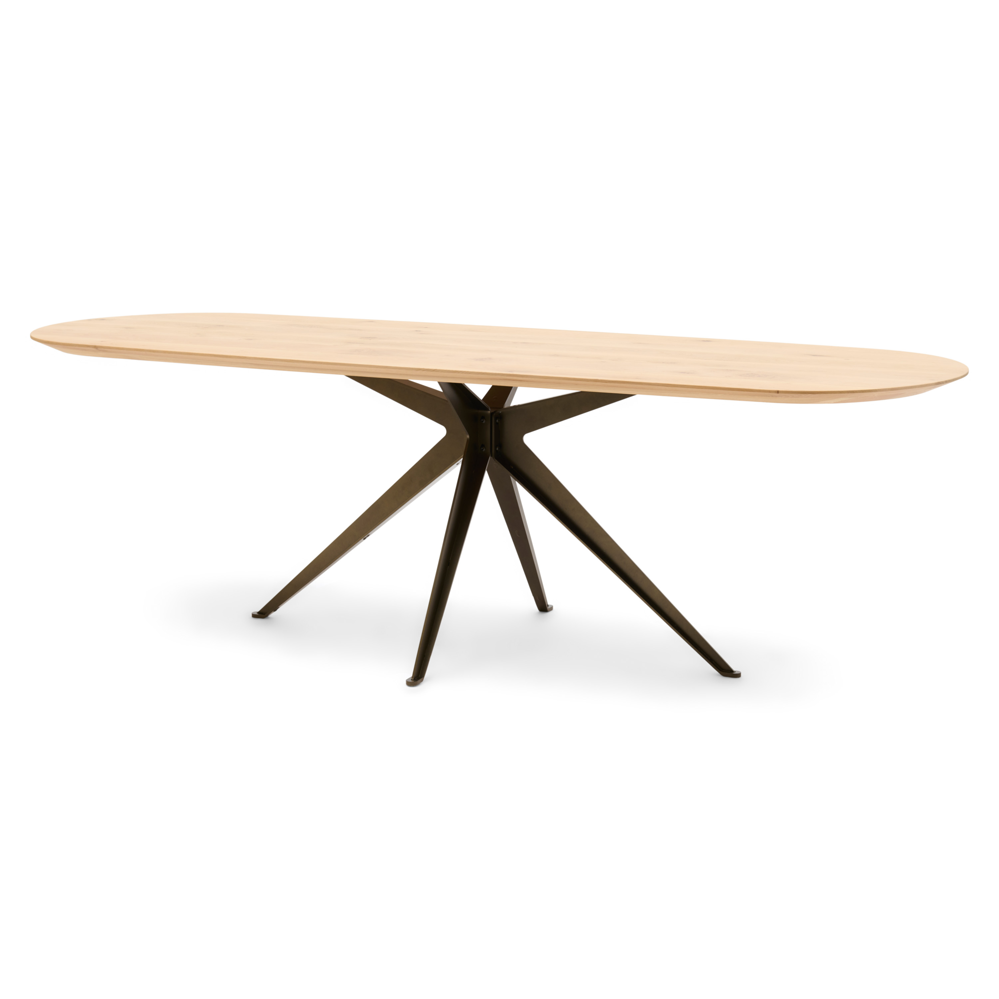 Eettafel Trento groove naturel 260x110 cm