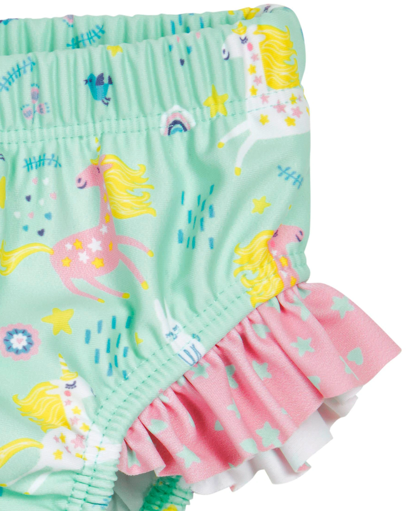 Windelbadehose EINHORN in mint