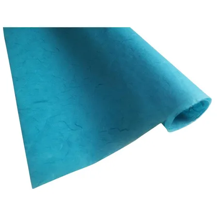 Staufen Pulsar Strohseide Rolle 70x150cm indigotürkis