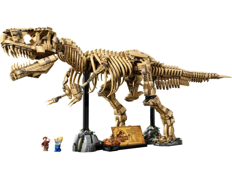 (3145-tlg. Set) Jurassic World Klemmbausteine Dinosaurier Spielzeug Fossilien Modell Bausatz (76968) Lizenziert - Tyrannosaurus Rex