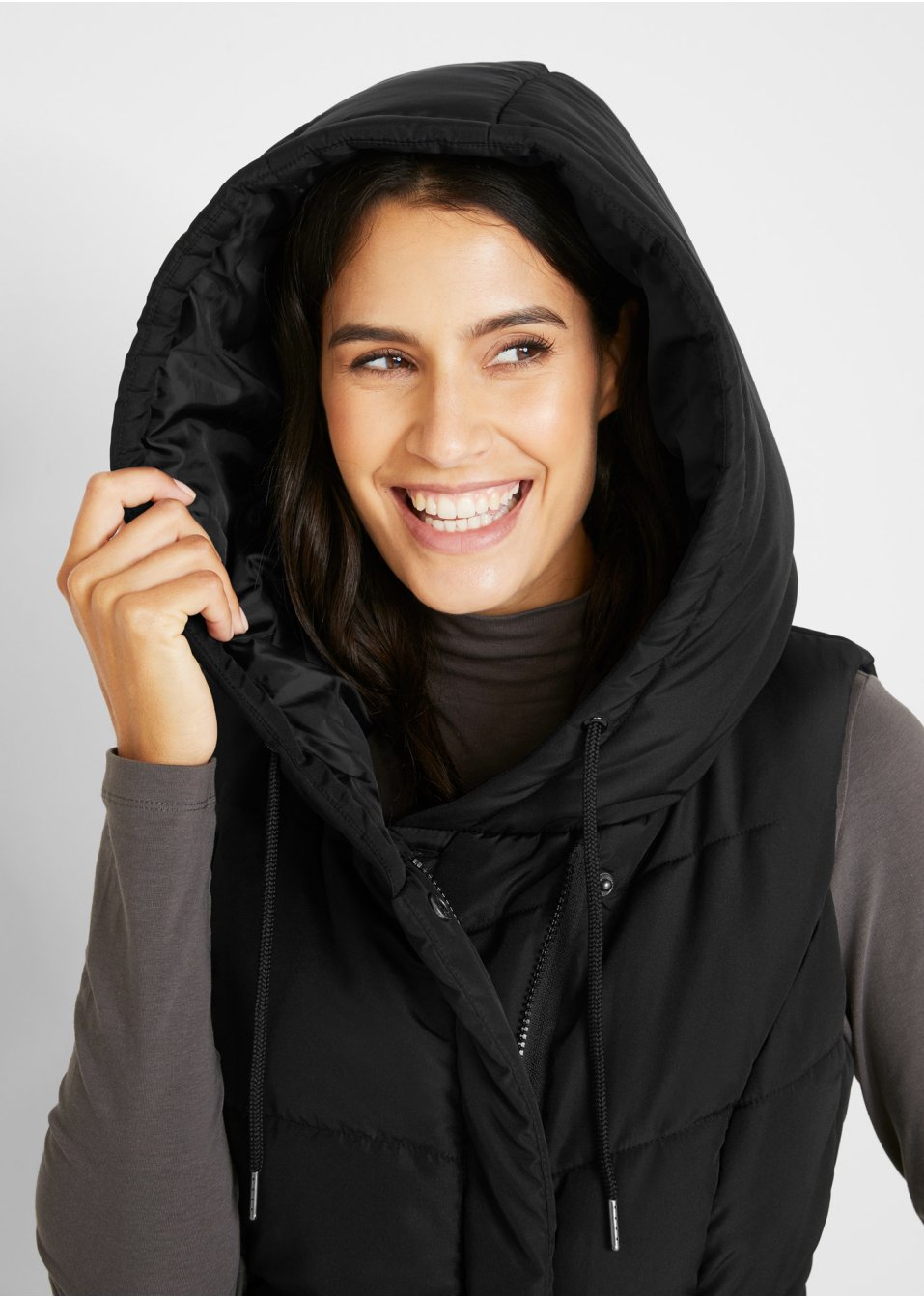 Veste sans manches matelassée en polyester recyclé