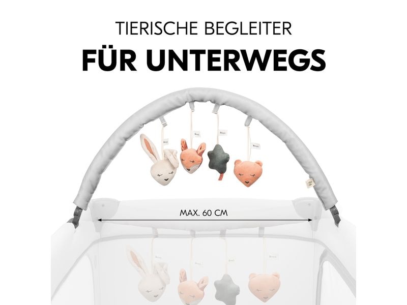 Hauck Mobile Wald Weiss Spielcover Mobile für Hauck Reisebetten