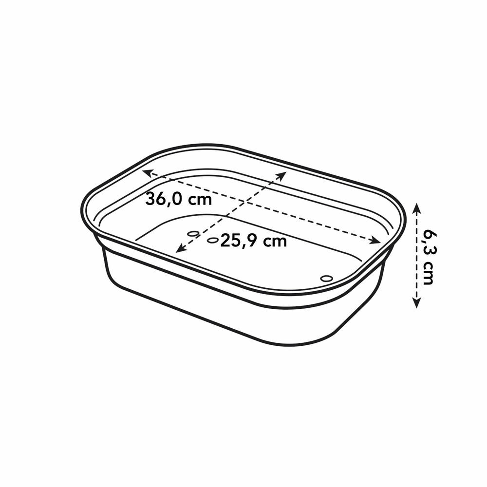 Elho Green Basics kweektray 36x26 cm – Kweekbenodigdheden - 6x26x36 cm