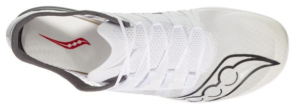 Chaussures d'Athlétisme Saucony Terminal VT Blanc/Noir/Rouge Unisexe
