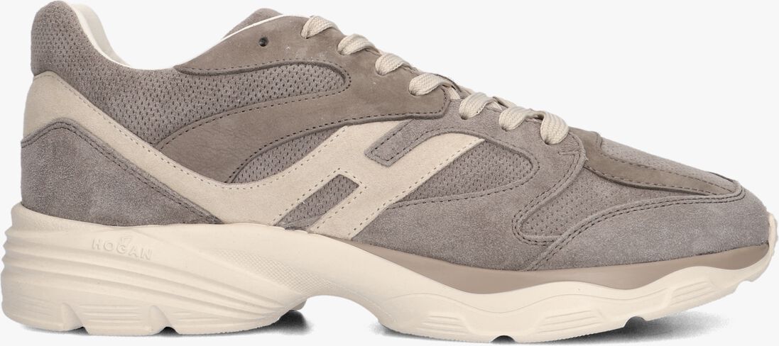 taupe hogan lage sneakers combi sneaker