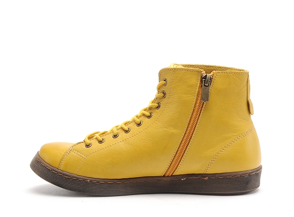 Andrea conti boots bottine plates femme 0344900 jaune