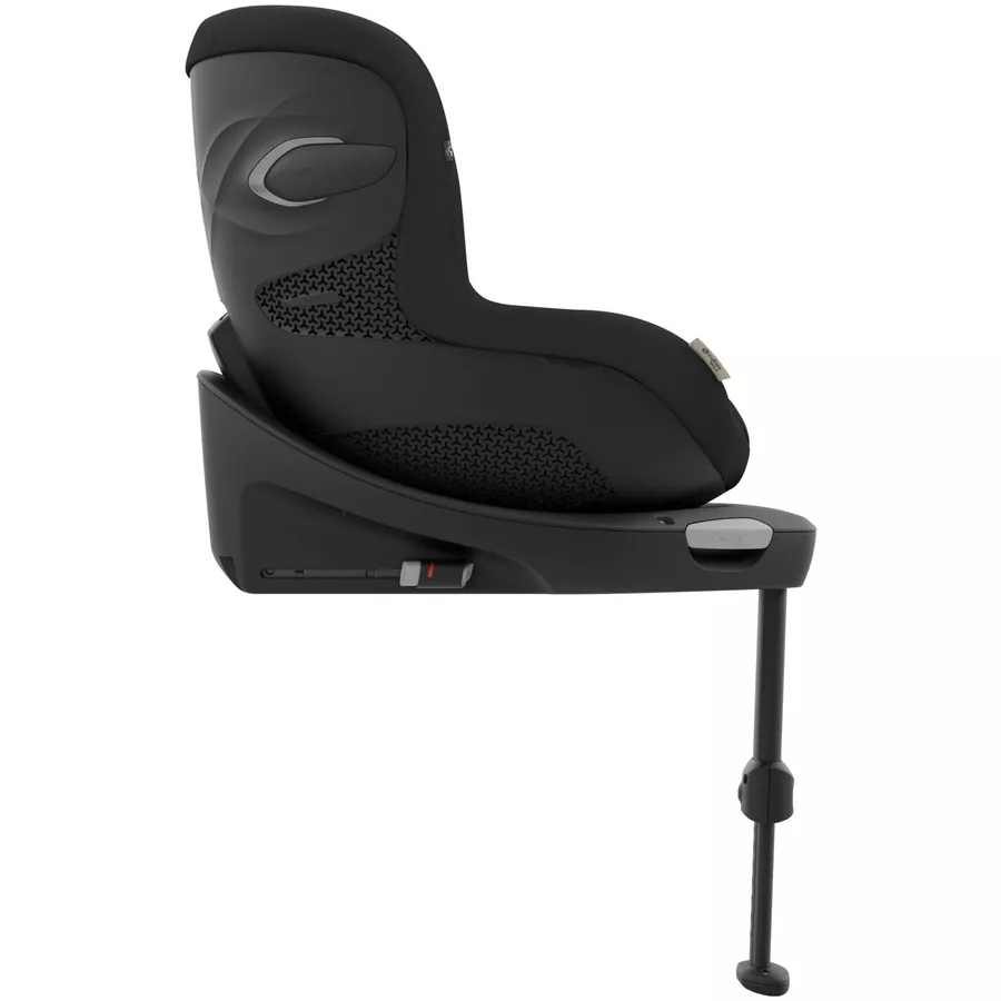 cybex GOLD Kindersitz Set Reboarder Sirona G inklusive Babyschale Cloud G inklusive Basisstation Base G Moon Black