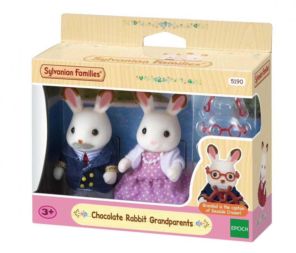 Sylvanian Families opa en oma Chocoladekonijn 5190