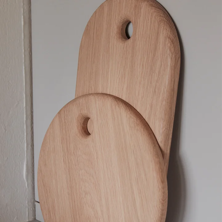 OYOY - Yumi Schneidebrett, Ø 31,5 cm, natur
