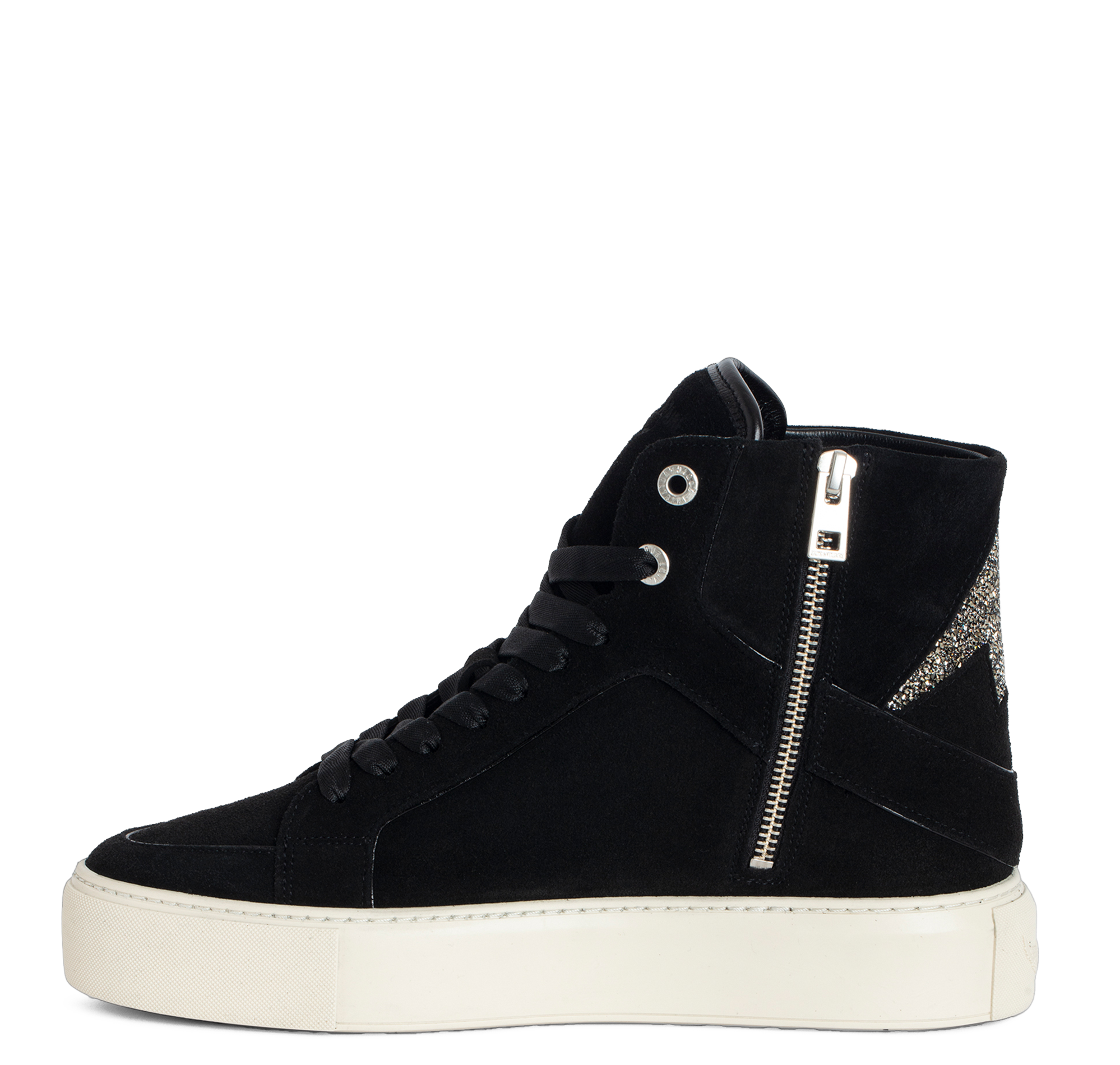 HIGH FLASH - Baskets montantes en cuir| Noir
