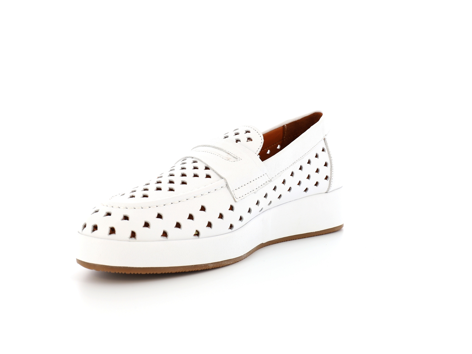 K brand-GOLMES Cuir Blanc