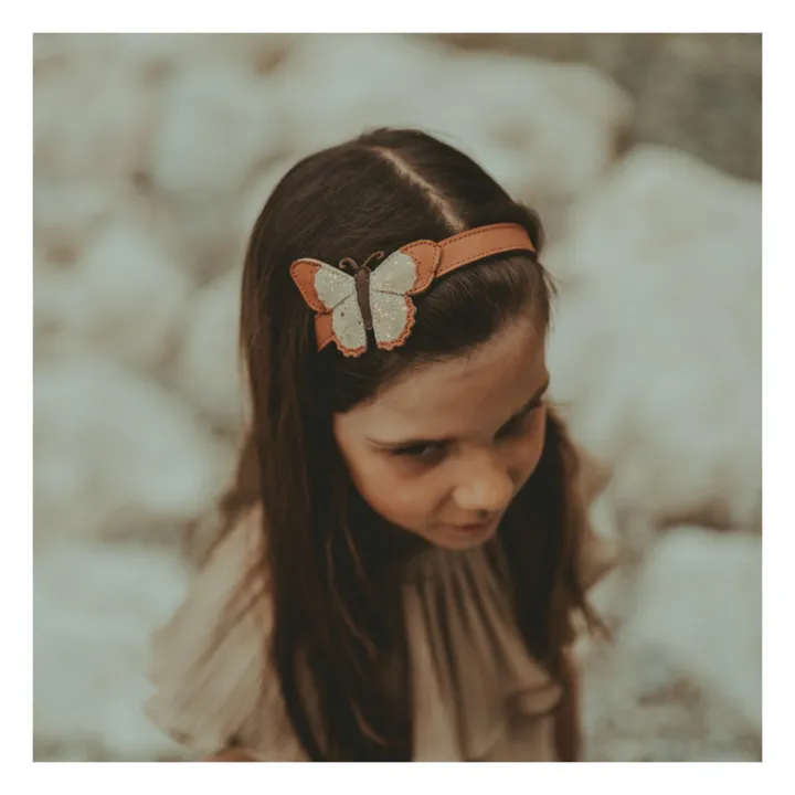 Donsje Bandeau Zaza Papillons | Camel