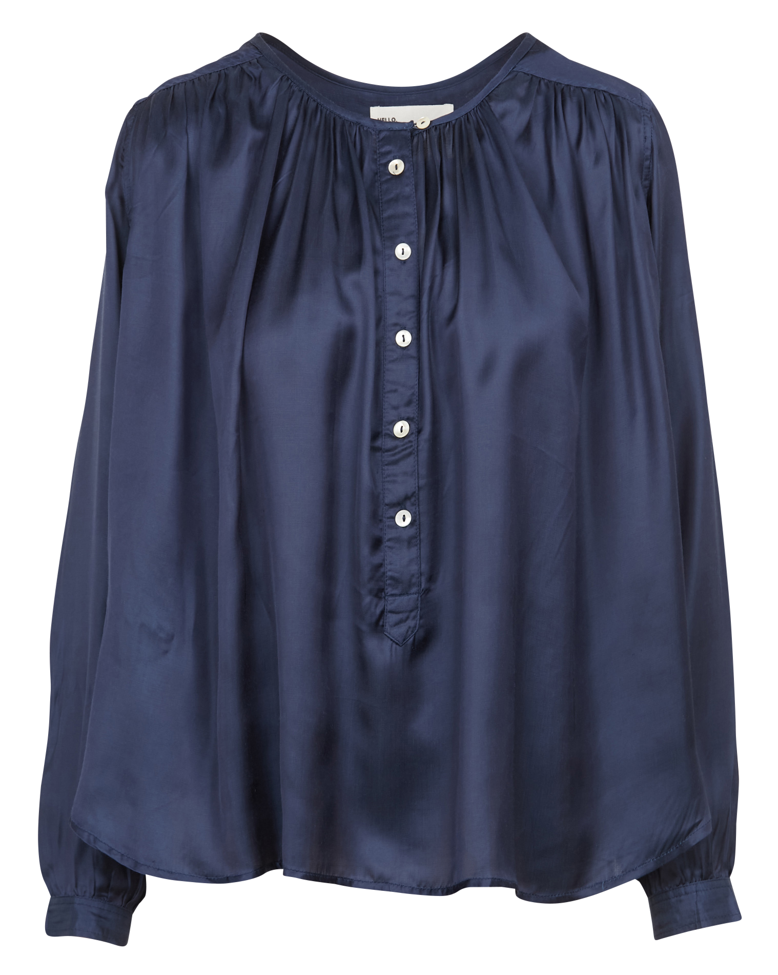 CAKE - Blouse col rond| Bleu