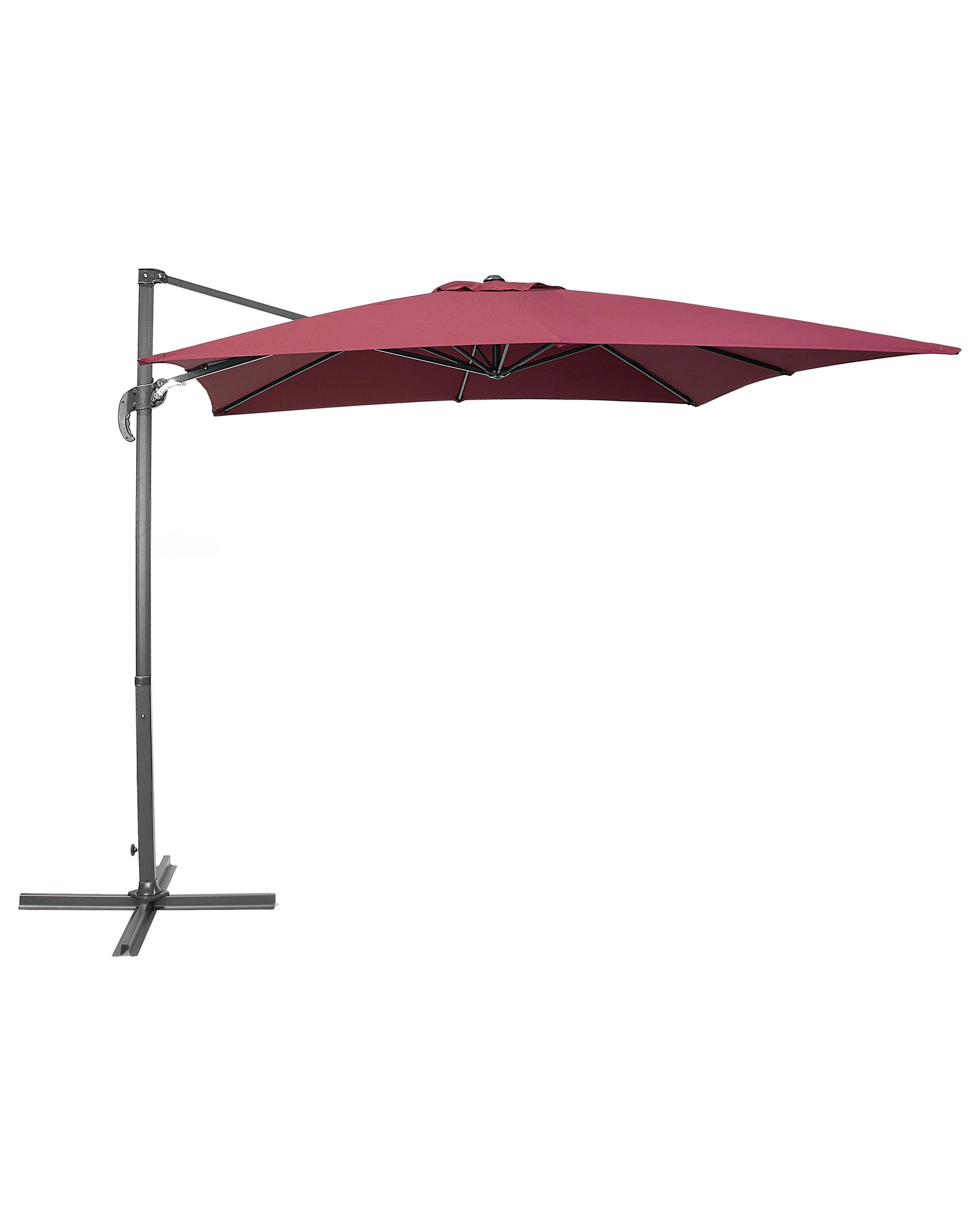 Zweefparasol 250 cm MONZA Bordeauxrood