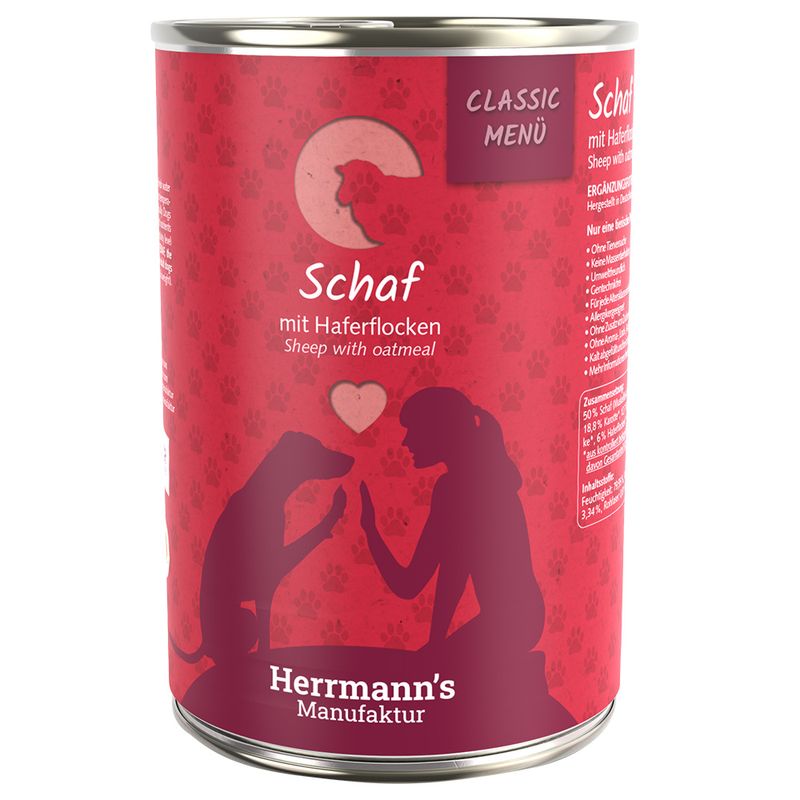 Lot Herrmann's Menu Bio Classic 12 x 400 g