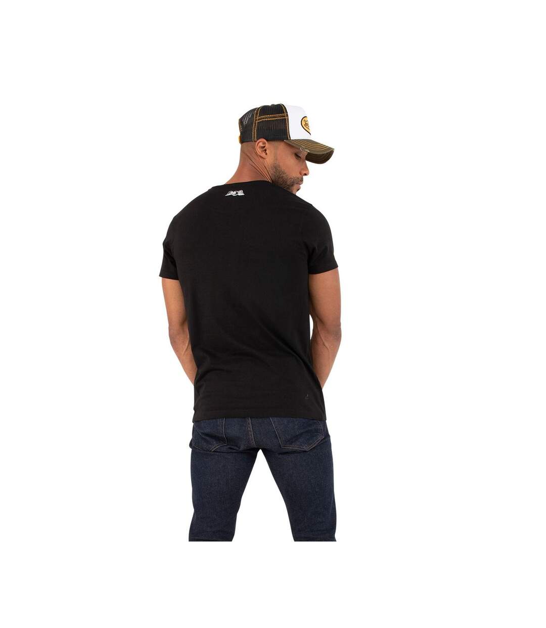 T-shirt col rond regular fit homme en coton Helmet