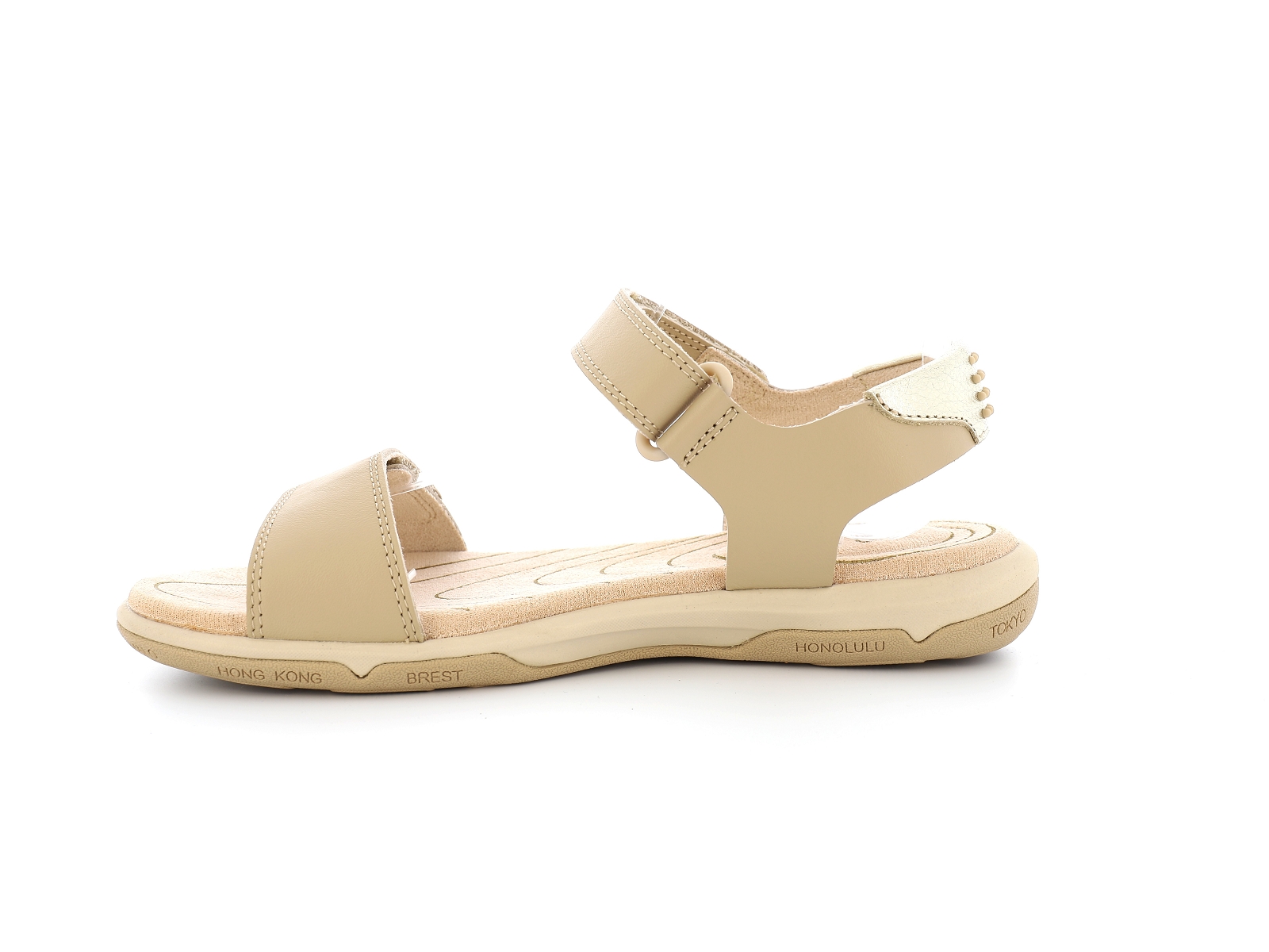 Tbs-JAZSUNY Matières combinées Beige