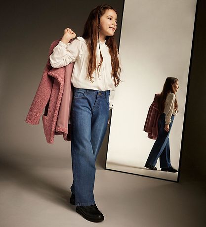 Creamie Jeans - Breit - Blue Denim