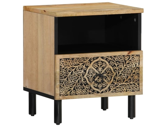 VIDAXL - Table de chevet 40x33x46 cm bois de manguier solide