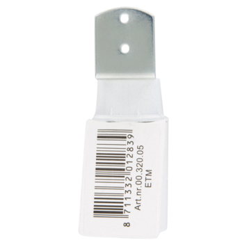 Handson lampfitting E14 haakse beugel wit