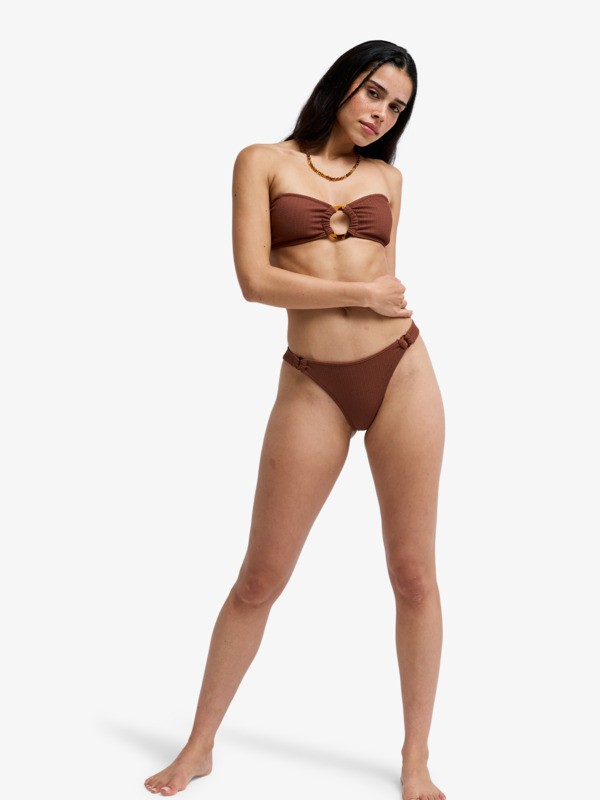 Roxy Sunshine Bandeau Haut de bikini bandeau Marron Femme