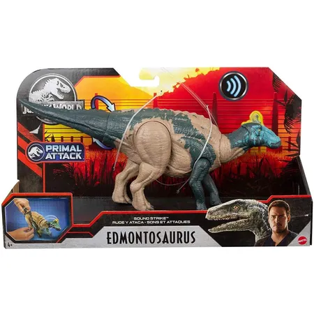 Mattel Jurassic World Brüll-Attacke: Edmontosaurus