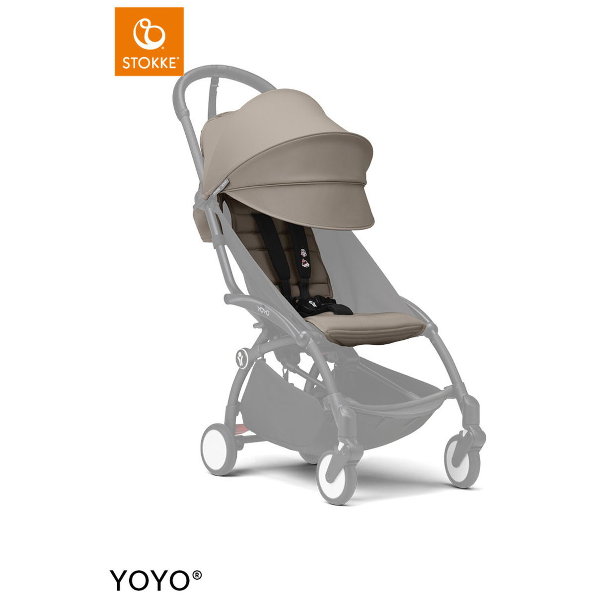 STOKKESTOKKE   YOYO 6+ Textilset taupe
