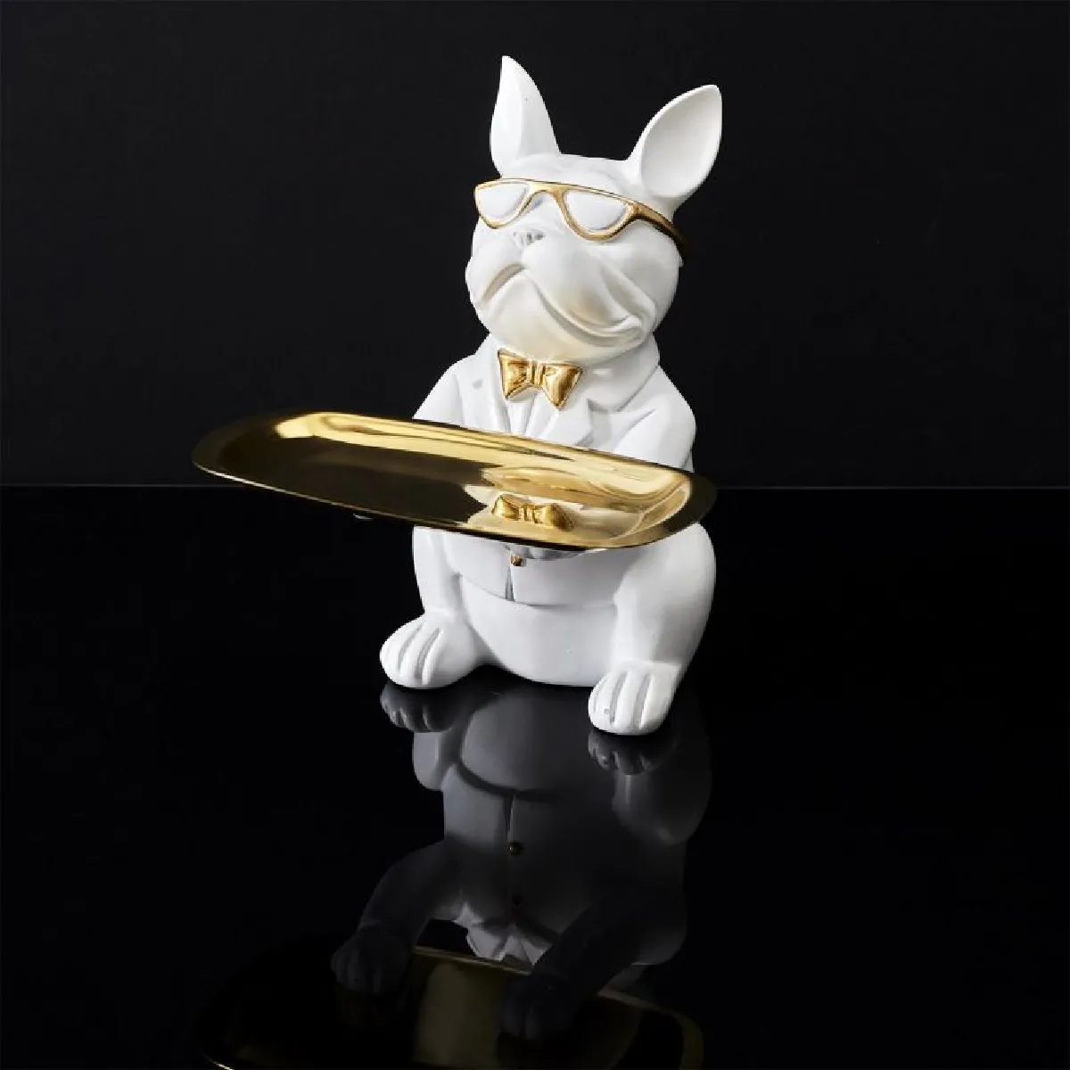 The Home Deco Factory Vide Poche Bouledogue