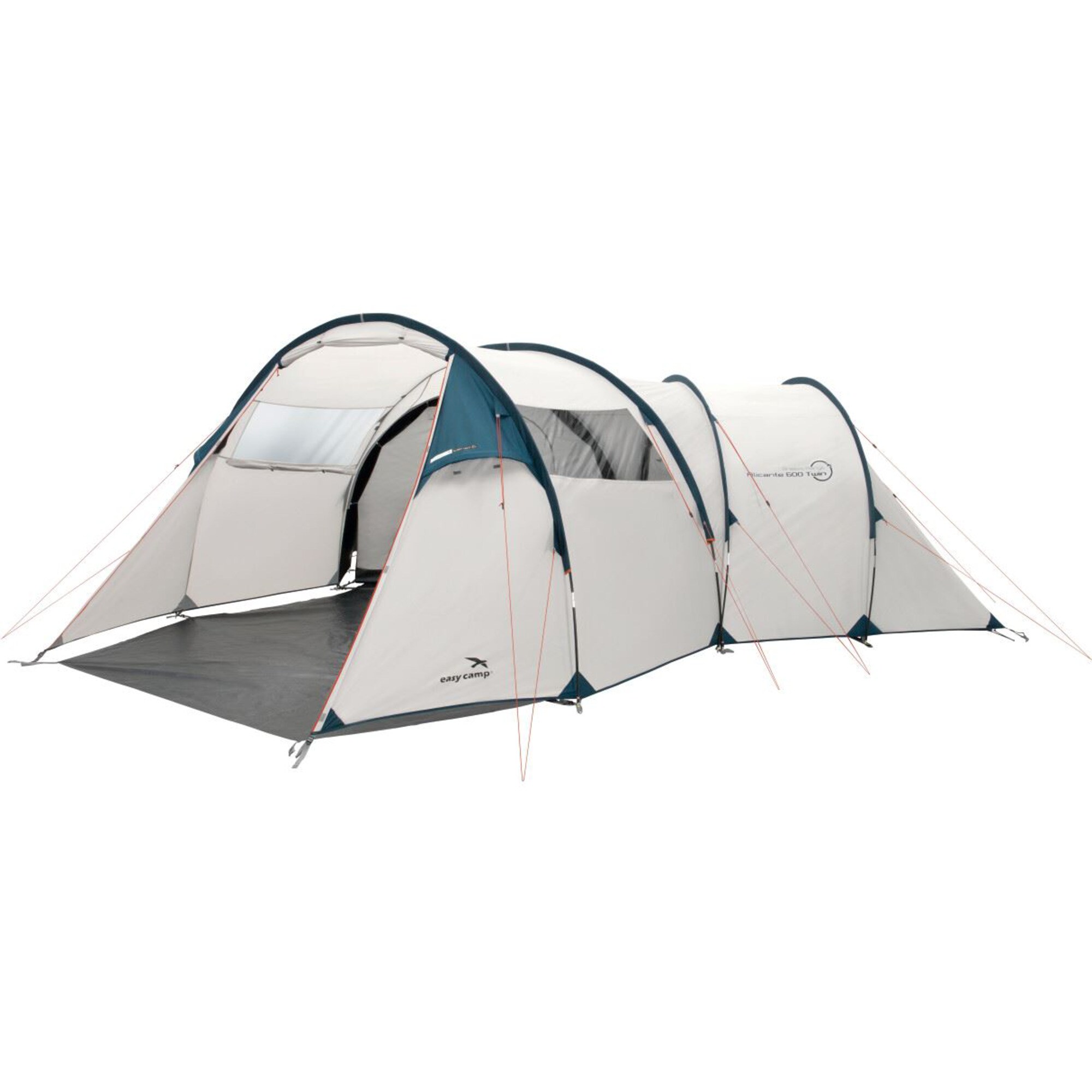 Easy Camp Zelt Tunnelzelt Alicante 600 Twin Light Grey