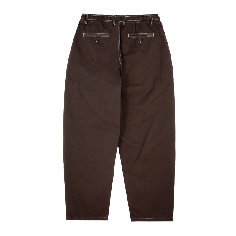 Couture lâche pour pantalon - Chocolat