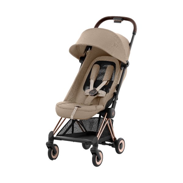 Cybex Coya Buggy - Rosegold Frame - Cozy Beige