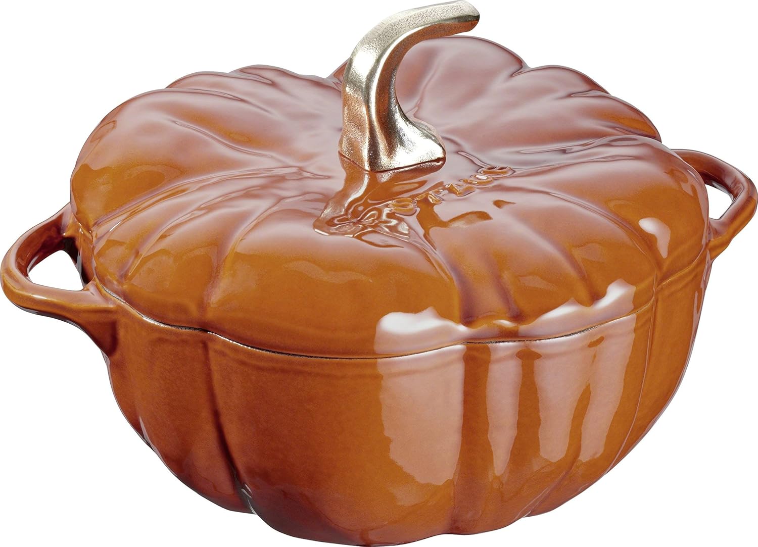 STAUB Cocotte Kürbis 24 cm Bräter, Gusseisen, Zimt