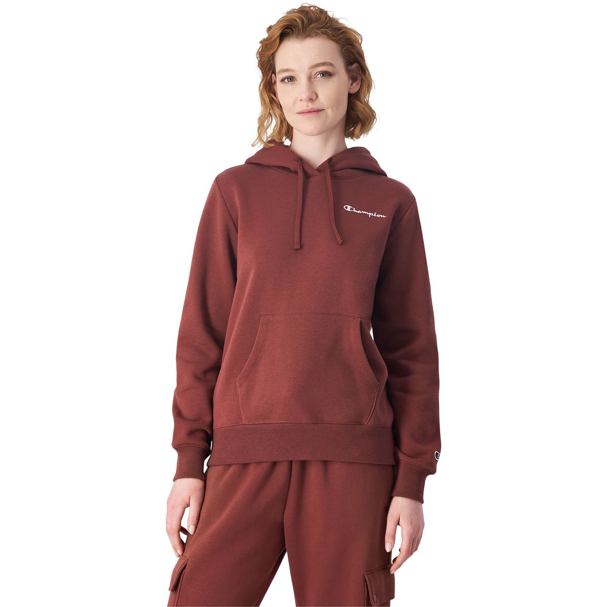 Champion Embroidered Small Logo Hættetrøje Dame