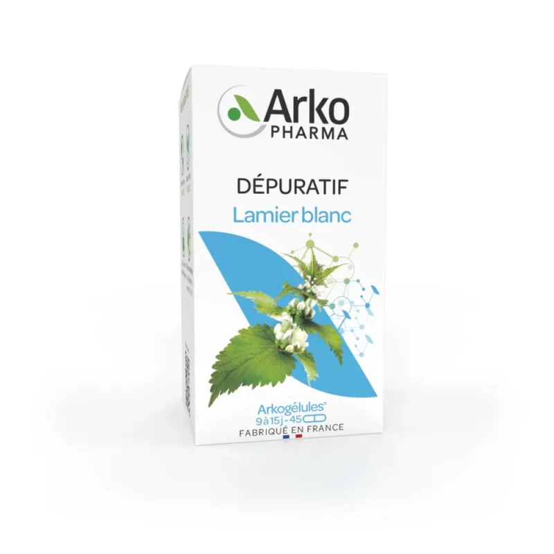 Arkogélules Dépuratif Lamier Blanc - 45 Gélules