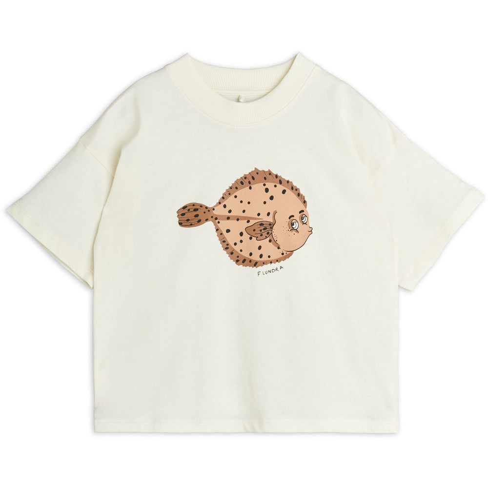 Køb Mini Rodini Offwhite Flundra T-Shirt