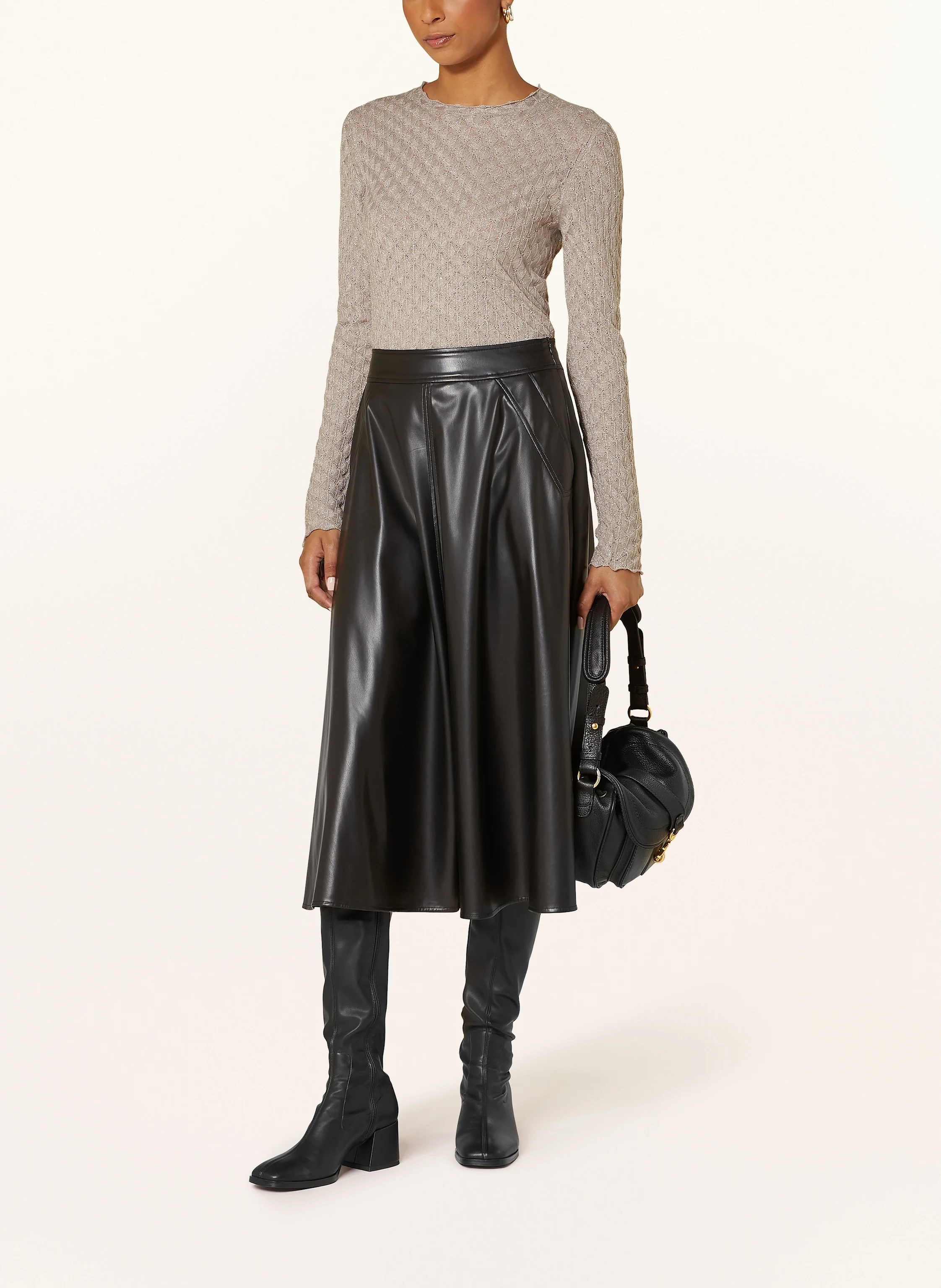 MOS MOSH Pullover MMTHAZ RELENA mit Glitzergarn