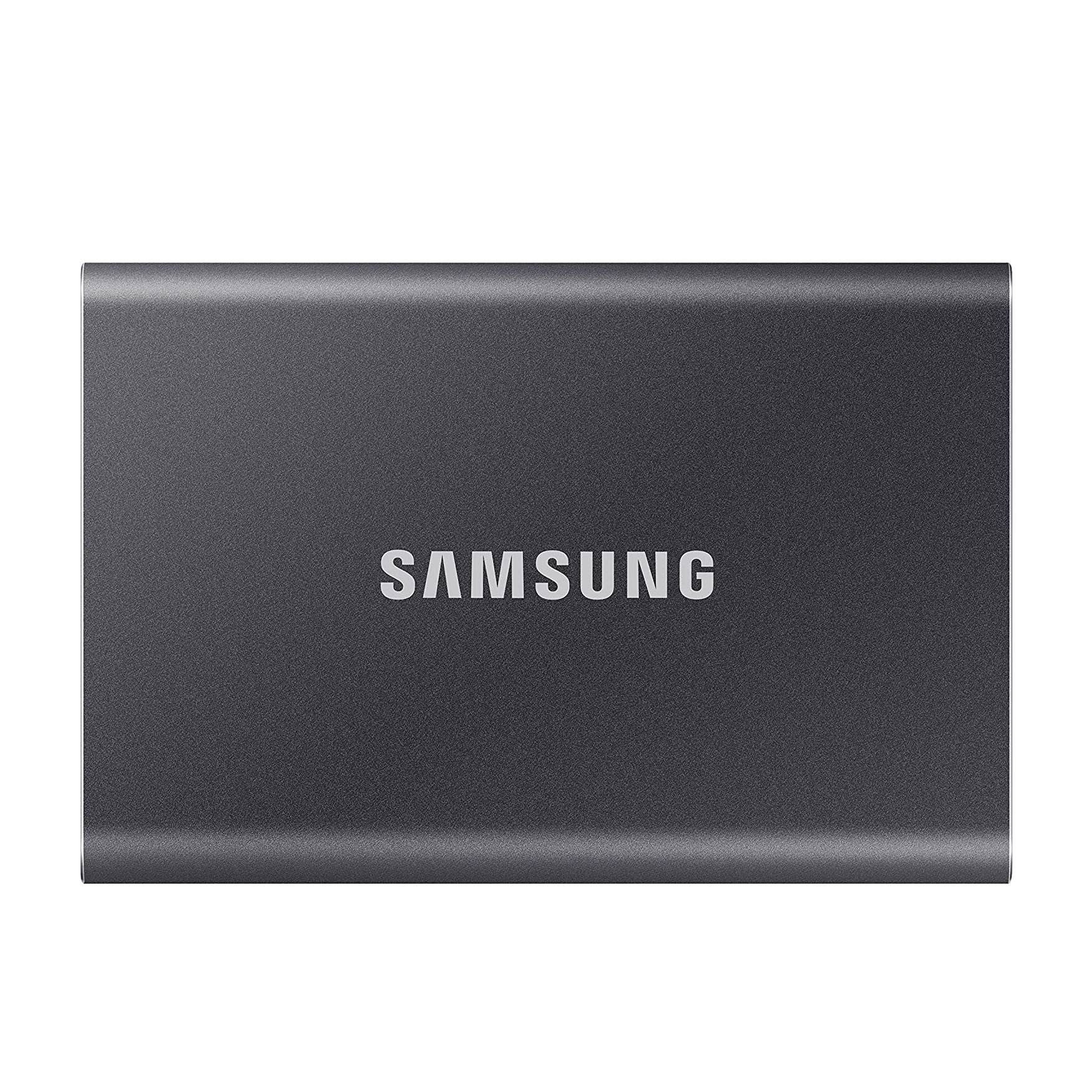 (1TB) Portable SSD T7 Externe SDD Festplatte mit USB 3.2 Aluminium Gehäuse 10 Gbit/s (MU-PC1T0T/WW) - Titan Grey