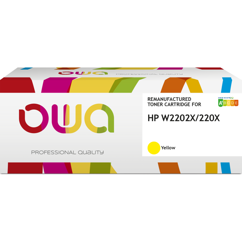 Toner remanufacturé OWA - haute capacité - pour HP W2201X