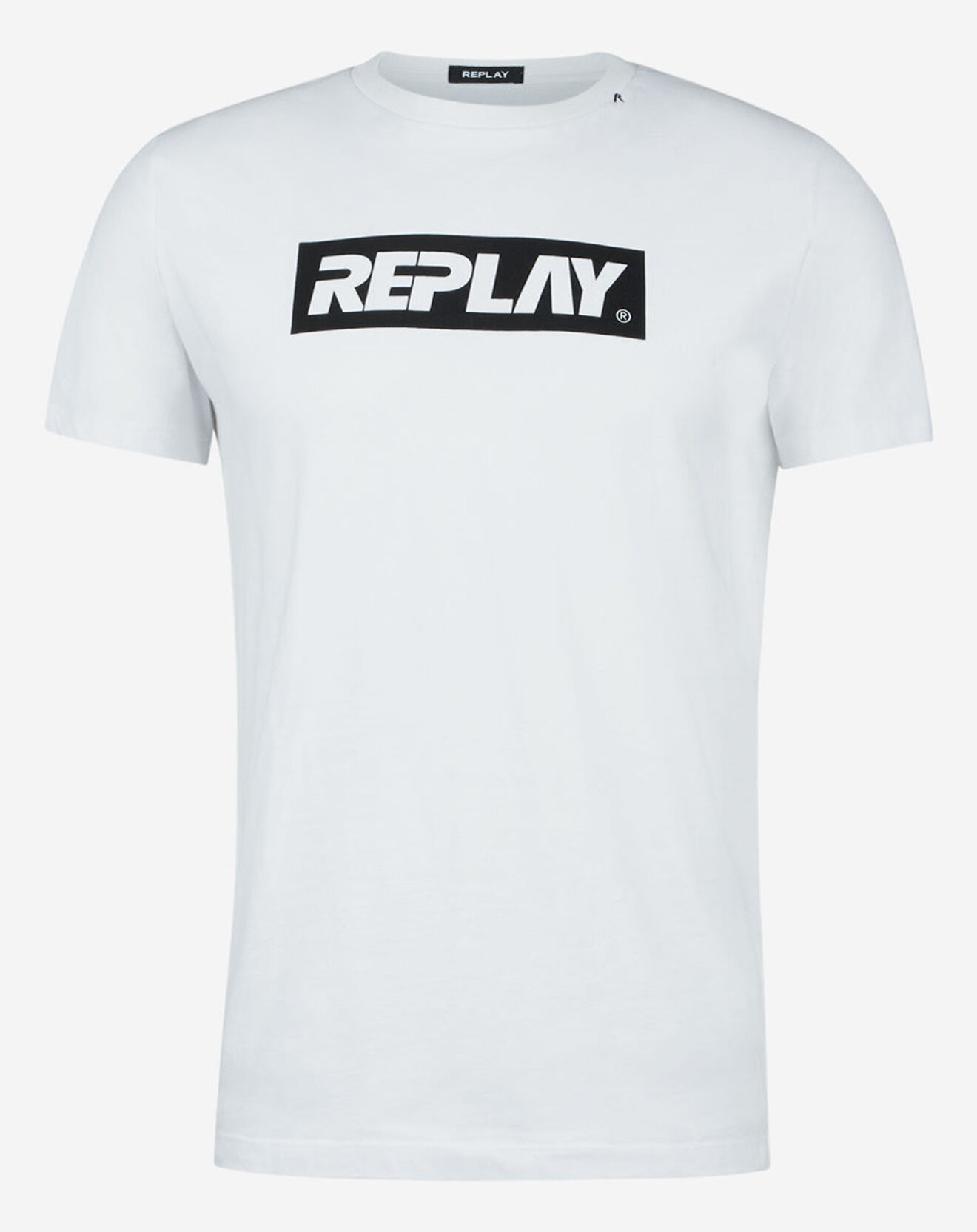 Replay T-Shirt Logo blanc