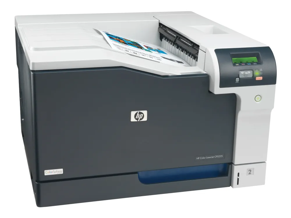 HP Color LaserJet Professional CP5225dn - Printer - farve - Duplex - laser - A3 - 600 dpi - op til 20 spm (mono) / op til 20 spm (farve) - kapacitet: 350 ark - USB, LAN