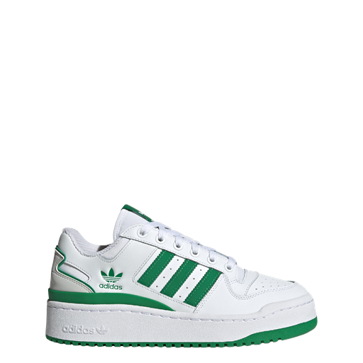 Adidas Forum Bold Stripes Sneakers, White/Green, 42