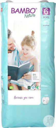 Bambo Nature Couches Bébé Taille 6 +16kg 40 Pièces