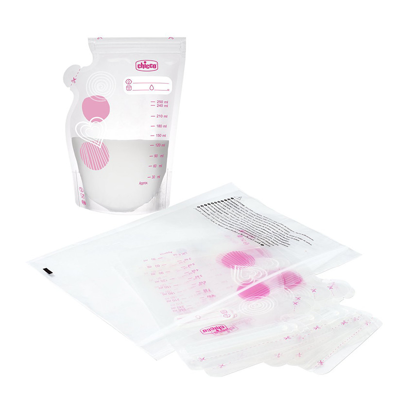 Lot de 30 sachets de conservation de lait maternel 250 ml