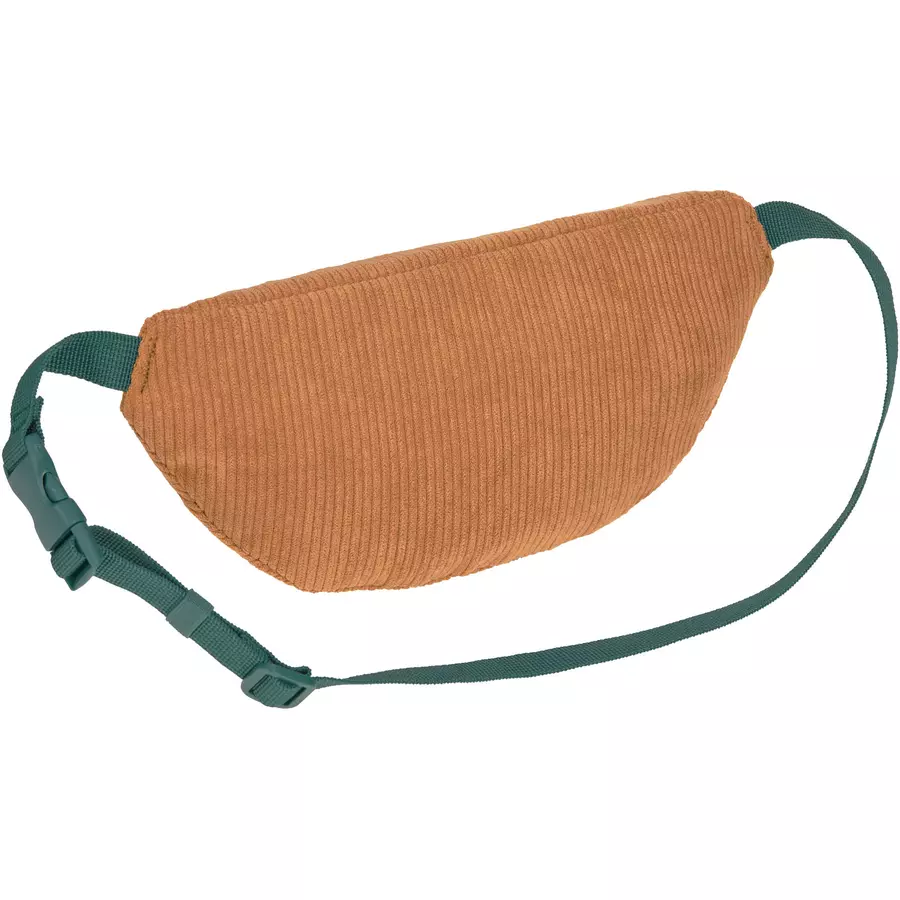 LÄSSIG Mini Bauchtasche Cord Little Gang - Smile, Karamell