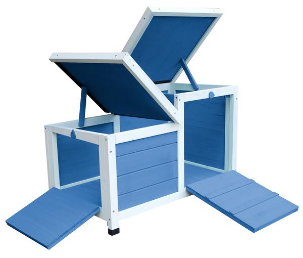 Dehner Lieblinge Nagerschlafhaus Teatro, blau,