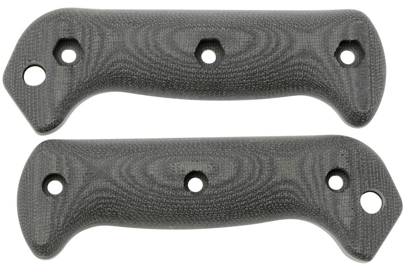 KA-BAR Becker Handle Scales BK77BLKHNDL zwart Micarta, greepdelen