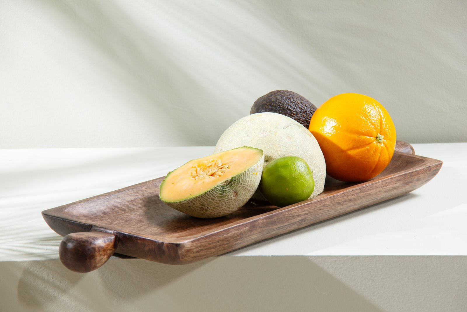 Oita fat/brett Brunt mangotre 18x53,5 cm