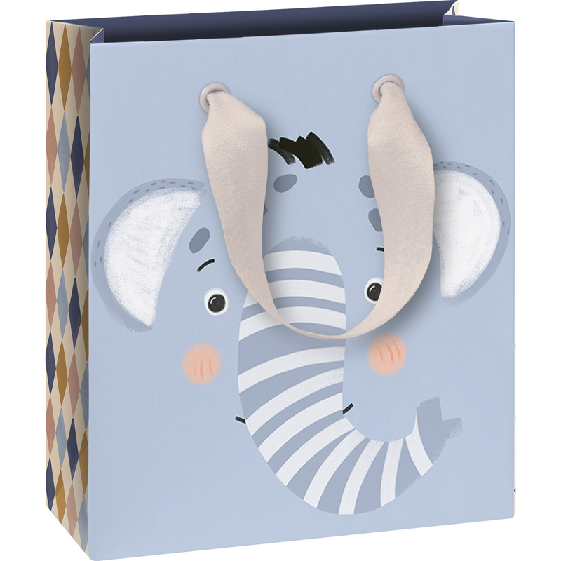 Stewo Geschenktüte Buba, blau, 18 x 21 x 8 cm, 1 Stück