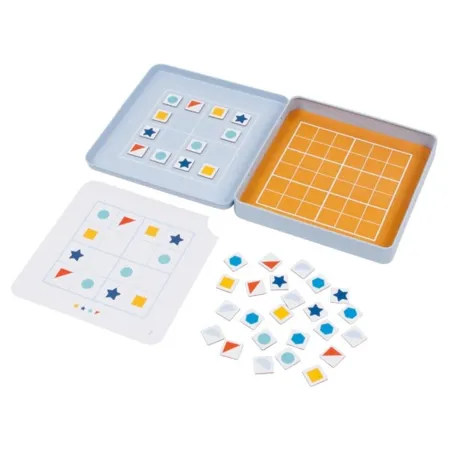 goki Sudoku 16,2 x 16,2 x 2,6 cm, 36 Magnete, 25 Vorlagekarten in